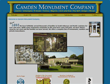 Tablet Screenshot of camdenmemorials.com